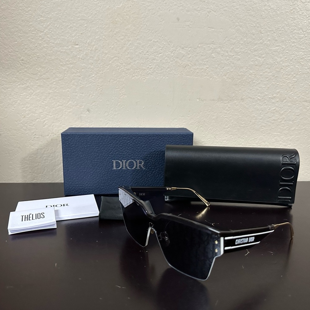 Authentic Dior Blue Square Sunglasses